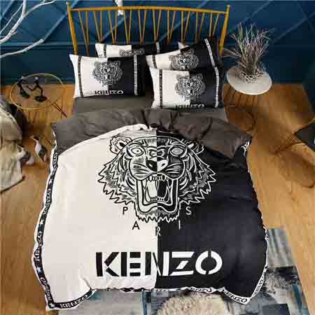 KENZO ベッドカバー 4点